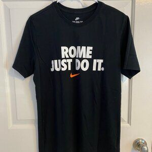 Nike Rome Just Do It tee t shirt size med black